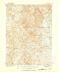 Mt. Velma 1935 topographic map thumbnail