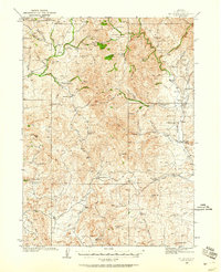Mt. Velma 1935 topographic map thumbnail