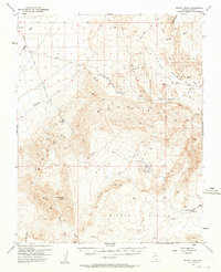 Muddy Peak 1953 topographic map thumbnail