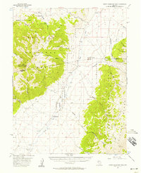 North Shoshone Peak 1956 topographic map thumbnail