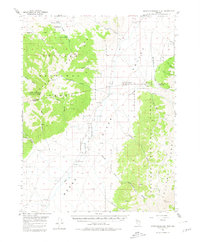 North Shoshone Peak 1956 topographic map thumbnail