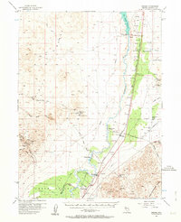 Oreana 1956 topographic map thumbnail