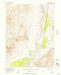 Oreana 1956 topographic map thumbnail