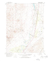 Oreana 1956 topographic map thumbnail