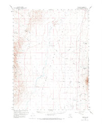 Orovada 1959 topographic map thumbnail