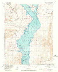 Overton Beach 1953 topographic map thumbnail