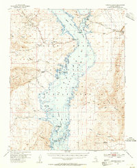 Overton Beach 1953 topographic map thumbnail