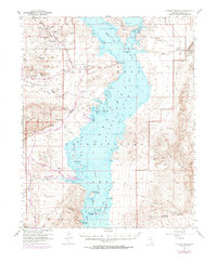 Overton Beach 1953 topographic map thumbnail