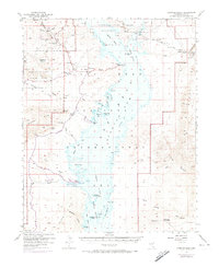 Overton Beach 1953 topographic map thumbnail
