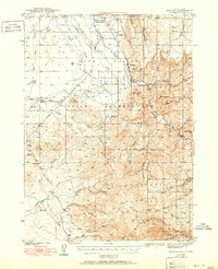 Owyhee 1942 topographic map thumbnail