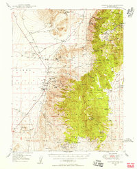 Paradise Peak 1948 topographic map thumbnail