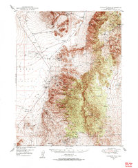 Paradise Peak 1948 topographic map thumbnail