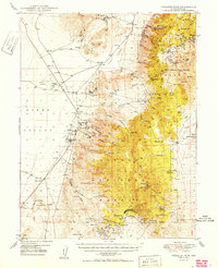 Paradise Peak 1950 topographic map thumbnail