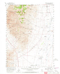 Paradise Valley 1958 topographic map thumbnail