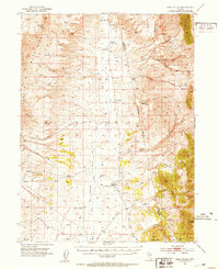 Pine Valley 1952 topographic map thumbnail
