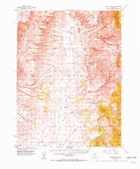 Pine Valley 1952 topographic map thumbnail