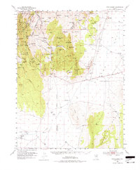 Pinto Summit 1953 topographic map thumbnail