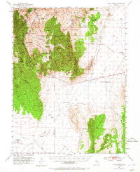 Pinto Summit 1953 topographic map thumbnail
