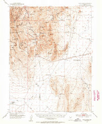 Pinto Summit 1953 topographic map thumbnail