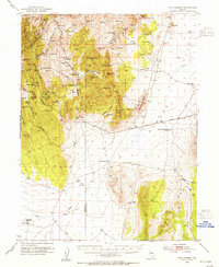 Pinto Summit 1953 topographic map thumbnail