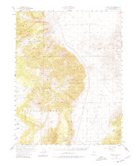 Powell Mtn 1955 topographic map thumbnail
