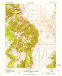 Powell Mtn 1955 topographic map thumbnail