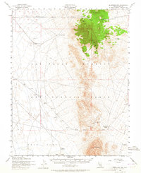 Quartzite Mtn 1952 topographic map thumbnail