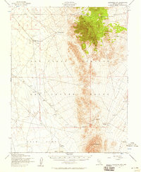 Quartzite Mtn 1952 topographic map thumbnail