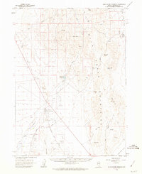 Quinn River Crossing 1961 topographic map thumbnail