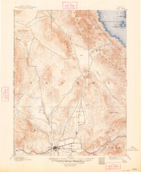 Reno 1893 topographic map thumbnail