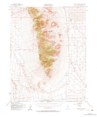 Reveille Peak 1952 topographic map thumbnail