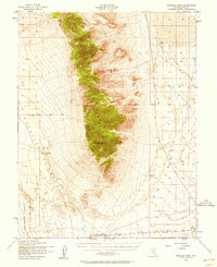 Reveille Peak 1952 topographic map thumbnail