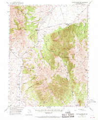 Roberts Creek Mtn 1949 topographic map thumbnail