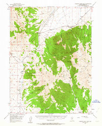 Roberts Creek Mtn 1949 topographic map thumbnail