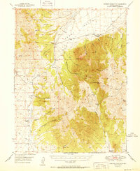 Roberts Creek Mtn 1951 topographic map thumbnail