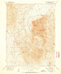 Roberts Creek Mtn 1951 topographic map thumbnail