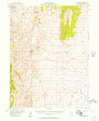 Robinson Mtn 1956 topographic map thumbnail
