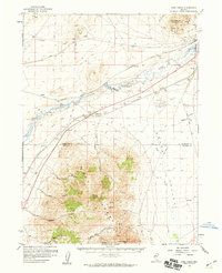 Rose Creek 1958 topographic map thumbnail