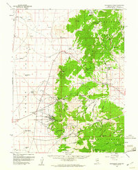 Sacramento Pass 1959 topographic map thumbnail
