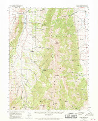 Schell Peaks 1959 topographic map thumbnail