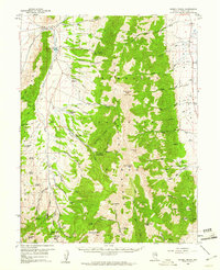 Schell Peaks 1959 topographic map thumbnail