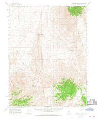 Shoshone Meadows 1966 topographic map thumbnail