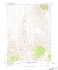 Shoshone Meadows 1966 topographic map thumbnail