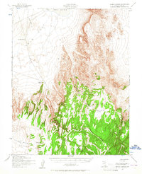 Silent Canyon 1952 topographic map thumbnail