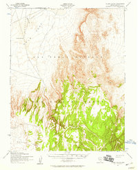 Silent Canyon 1952 topographic map thumbnail