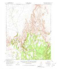 Silent Canyon 1952 topographic map thumbnail