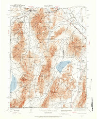 Sonoma Range 1932 topographic map thumbnail