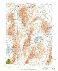 Sonoma Range 1932 topographic map thumbnail