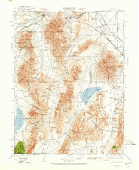 Sonoma Range 1932 topographic map thumbnail