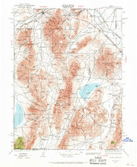 Sonoma Range 1932 topographic map thumbnail
